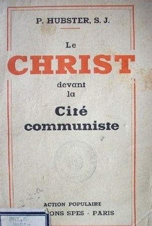 Le christ devant la cité communiste
