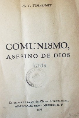 Comunismo, asesino de Dios