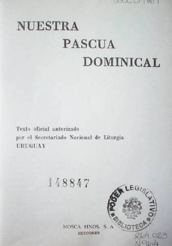Nuestra pascua dominical