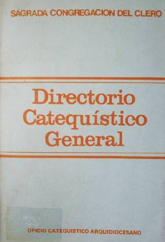 Directorio Catequístico general