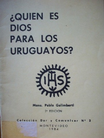 Quién es Dios para los uruguayos?