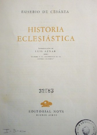 Historia eclesiástica