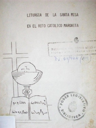 Liturgia de la santa misa en el rito católico maronita