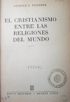 El cristianismo entre las religiones del mundo