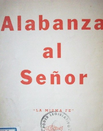 Alabanza al señor