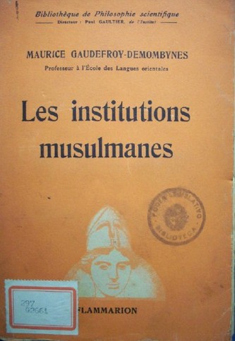 Les institutions musulmanes