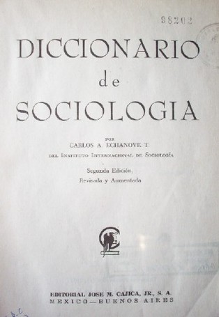 Diccionario de Sociología