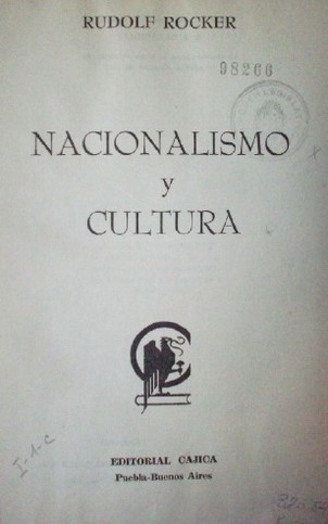 Nacionalismo y cultura