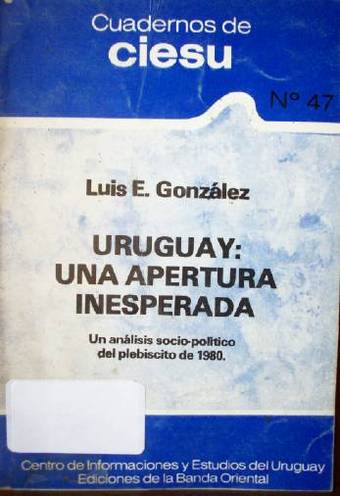 Uruguay : una apertura inesperada