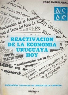 Reactivación de la economía uruguaya, hoy