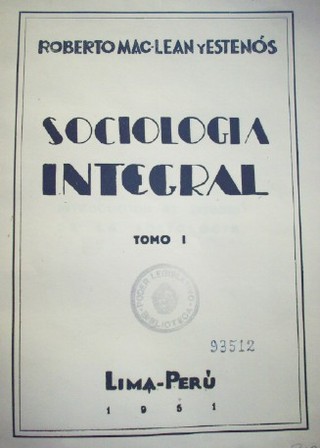 Sociología integral