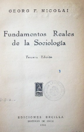 Fundamentos reales de la sociología