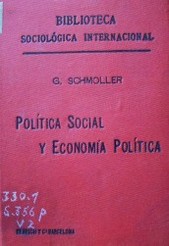 Política social y economía política : (Cuestiones fundamentales)