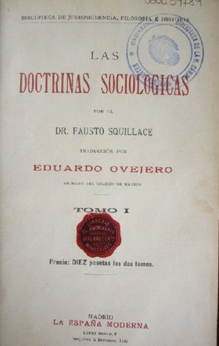 Las doctrinas sociológicas