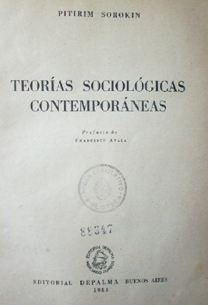 Teorias sociológicas contemporáneas