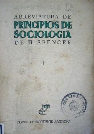 Abreviatura de principios de sociología