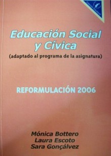 Educación social y cívica : (adaptado al programa de la asignatura)