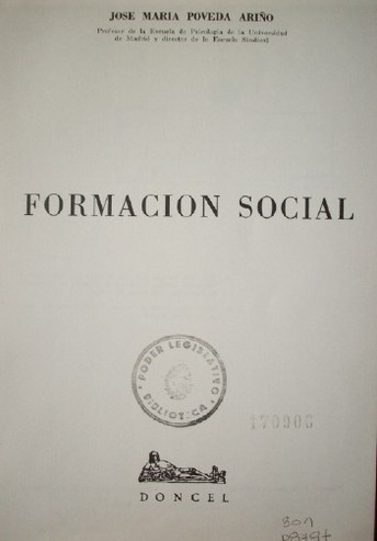Formación social