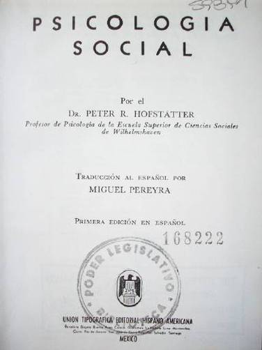 Psicología social