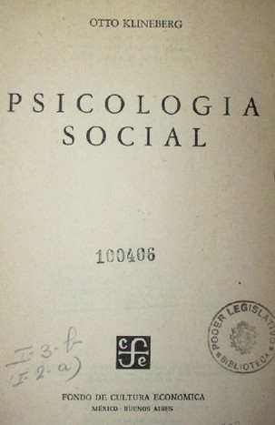 Psicología social