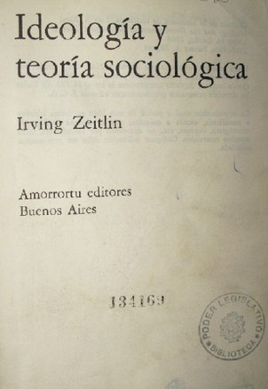 Ideología y teoría sociológica