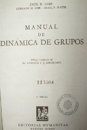 Manual de dinámica de grupos