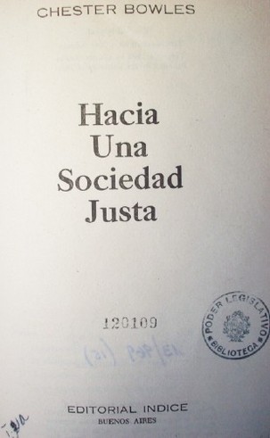 Hacia una sociedad justa