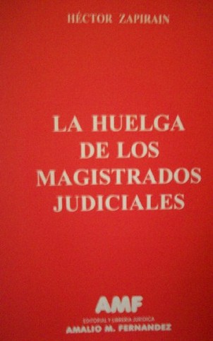 La huelga de los magistrados judiciales