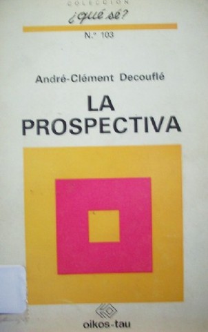 La prospectiva