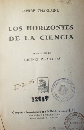 Los horizontes de la ciencia