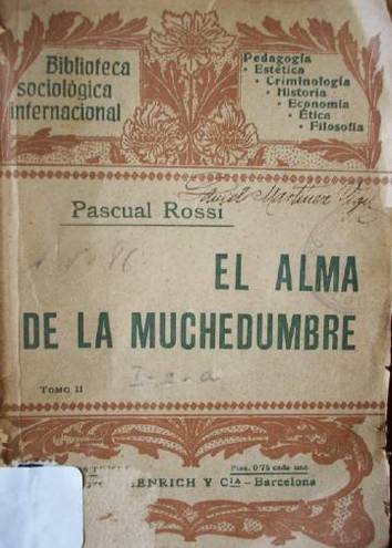 El alma de la muchedumbre