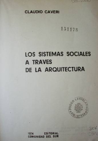 Los sistemas sociales a través de la arquitectura