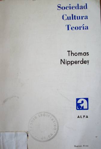 Sociedad, cultura y teoría