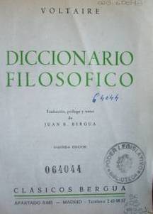 Diccionario filosófico