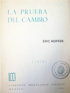 La prueba del cambio