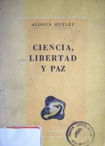 Ciencia, libertad y paz