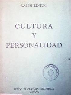 Cultura y personalidad