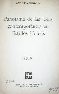 Panorama de las ideas contemporáneas en Estados Unidos