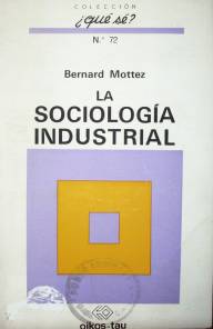 La sociología industrial