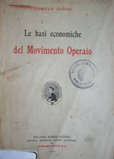 Le basi economiche del movimento operaio