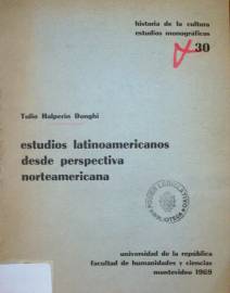 Estudios latinoamericanos desde perspectiva norteamericana