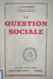 La question sociale