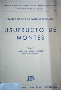 Usufructo de montes