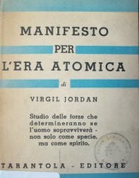 Manifesto per l'era atomica