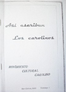 Así escriben los carolinos