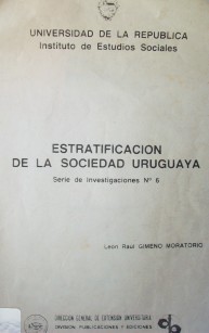 Estratificación de la sociedad uruguaya