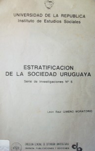 Estratificación de la sociedad uruguaya