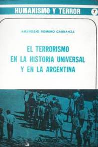 El terrorismo en la historia universal y en la Argentina