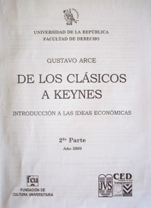 De los clásicos a Keynes : introducción a las ideas económicas