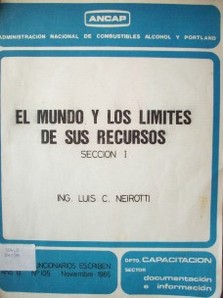 El mundo y los límites de sus recursos